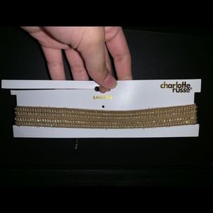 Gold choker